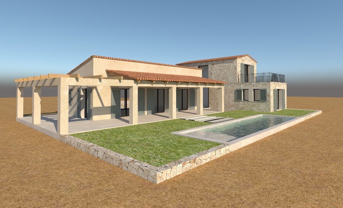 Pergola und Terrasse